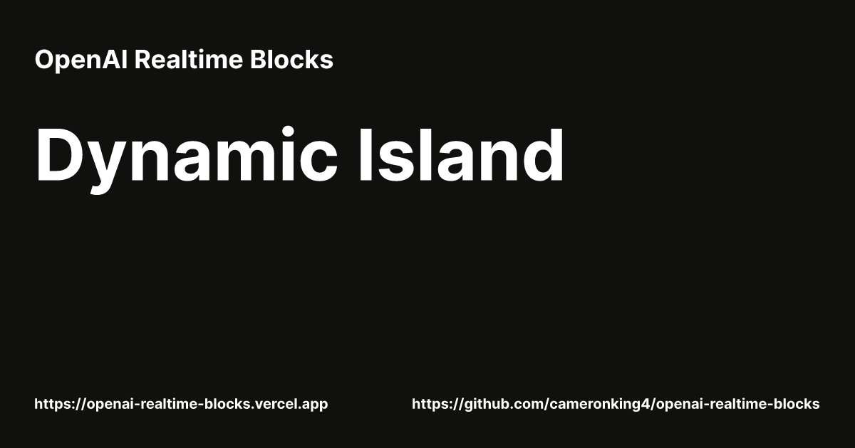 Dynamic Island